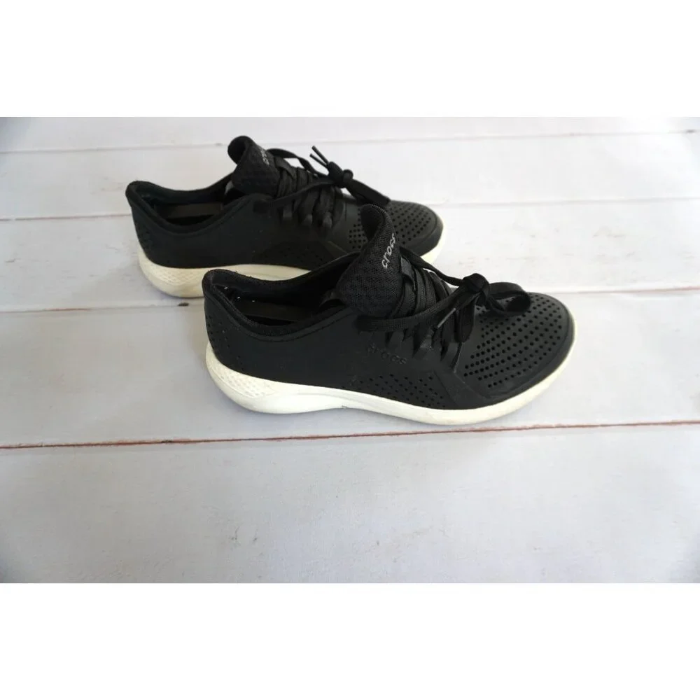 Crocs Women's Literide Pacer Lace-up Sneakers - Size 8 - Picture 2 of 10
